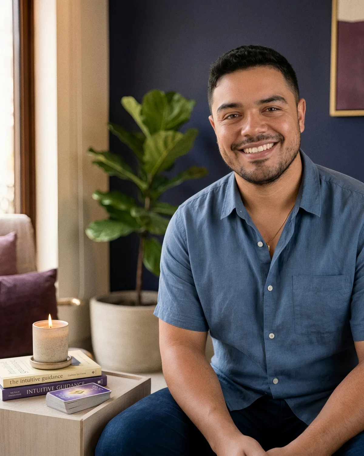 Bruno, responsável pelo atendimento espiritual
